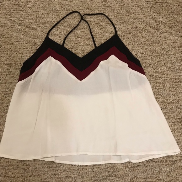 F21 // Cropped  Colorblock Tank - Picture 3 of 6